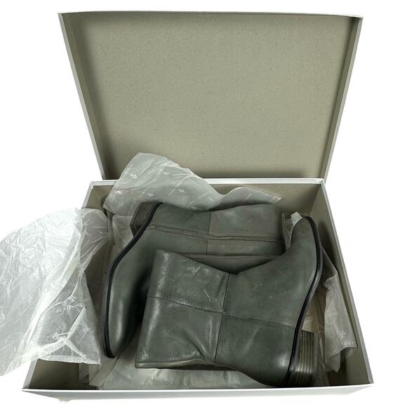 Elliot Lucca Knee High Gray Boots Leather Upper 7 1/2 Gently Worn-Nice! - Picture 12 of 12